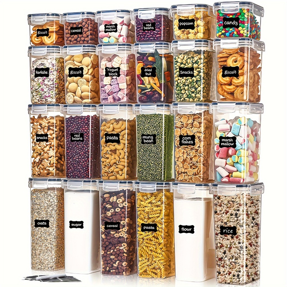 Kitchen Home Gadgets - 24 ชิ้น กล่องเก็บอาหาร 12 กล่อง 12