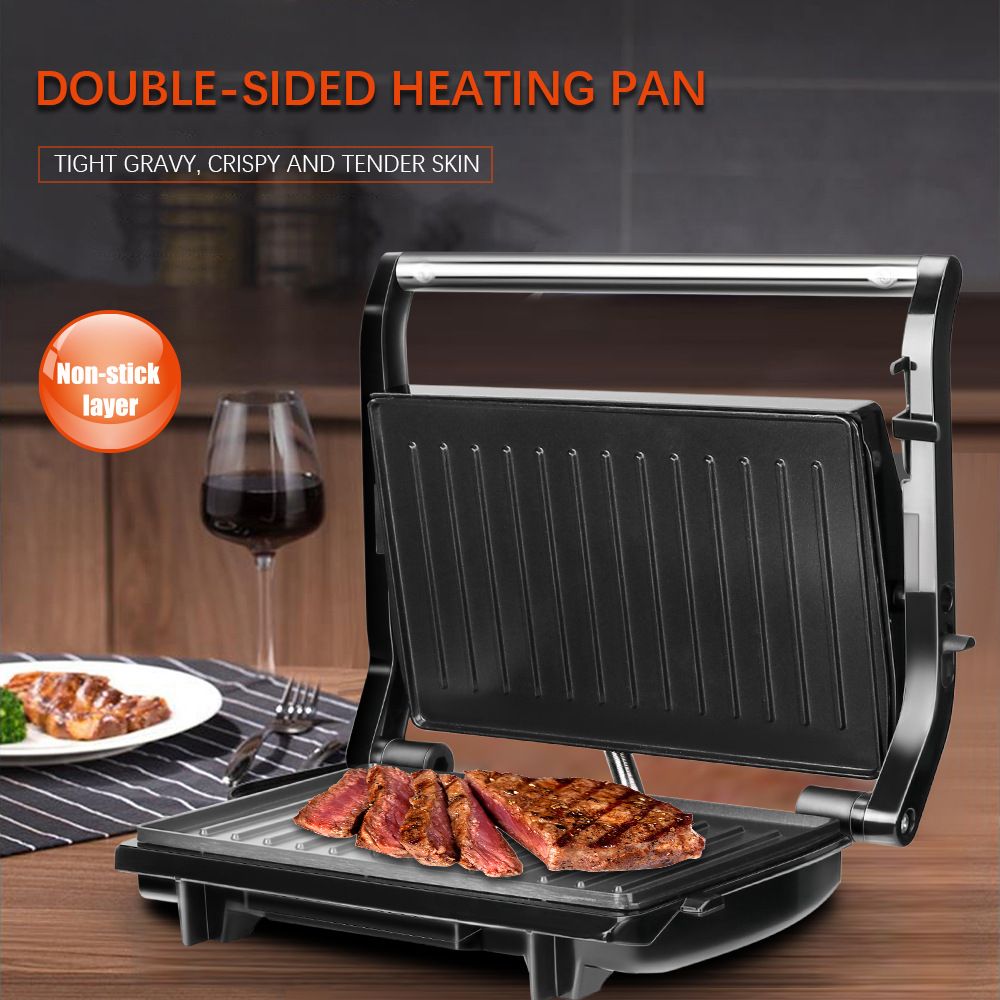 Breakfast Sandwich Maker - เครื่องทำสเต็ก 220V เครื่องทำปานินี่ เครื่องทำอาหารเช้า เครื่องย่างไส้กรอก เครื่องทำแฮมเบอร์เกอร์