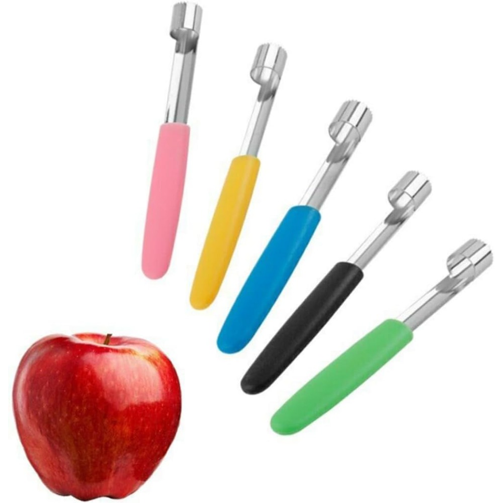 Apple Corer Slicer - Apple Cupcake Corer,ผักผลไม้ Core Remover สแตนเลสเพื่อสุขภาพ