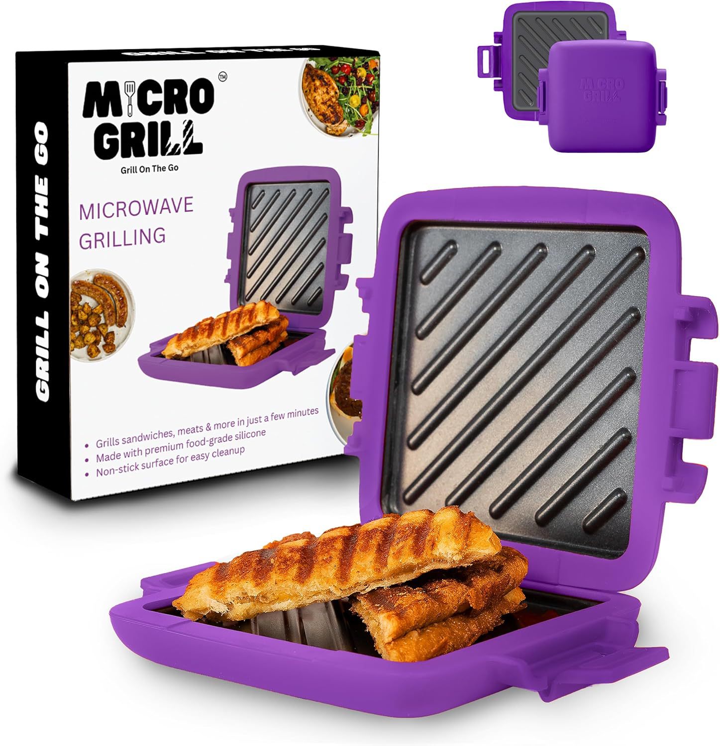 Breakfast Sandwich Maker - เครื่องทำอาหารอเนกประสงค์สำหรับทำแซนวิช ขนมปัง ไส้กรอก ปีกไก่ และอาหารเช้าอื่นๆ