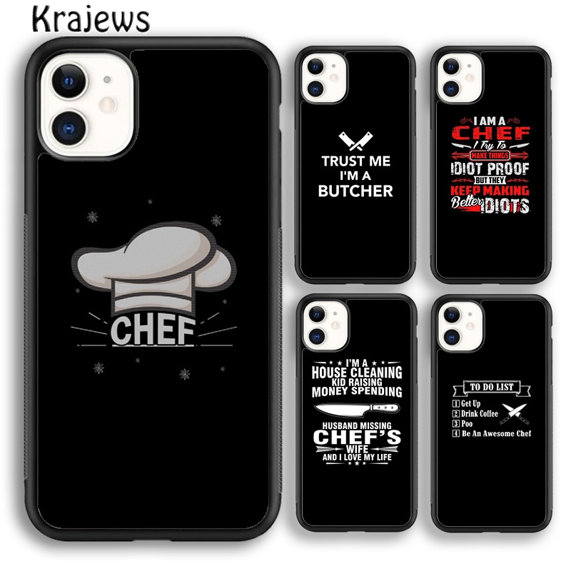 Kitchen Gadgets Quotes - ชุดมีดครัว Krajews อุปกรณ์ครัว เคสโทรศัพท์แบบนิ่มสำหรับ iPhone 17