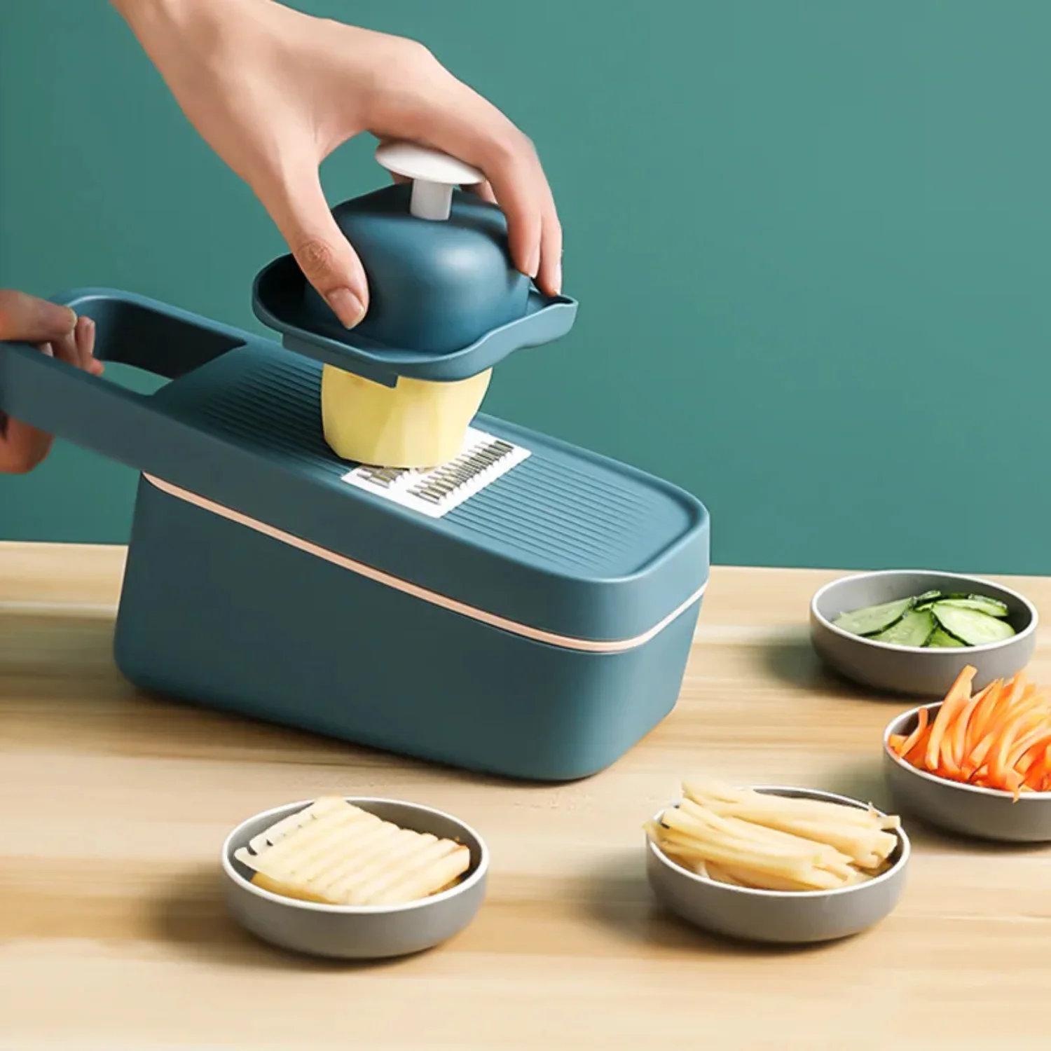 Kitchen Gadgets In China - เครื่องตัดผักสไตล์นอร์ดิก - เครื่องปอกมันฝรั่งและแครอทอเนกประสงค์ อุปกรณ์ครัว - เครื่องสับผักและขูดชีส