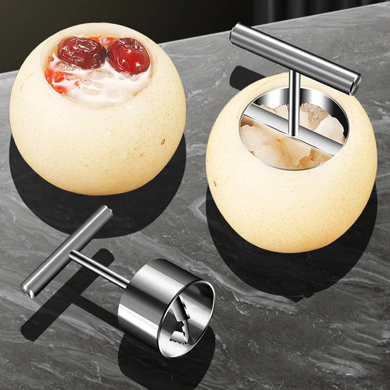 ที่คว้านเมล็ดผลไม้ ที่คว้านเมล - Apple Corer Slicer บทวิจารณ์และราคา