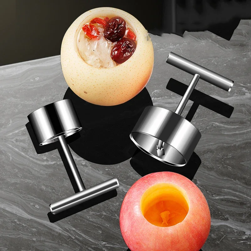 ที่คว้านเมล็ดผลไม้ ที่คว้านเมล - Apple Corer Slicer บทวิจารณ์และราคา