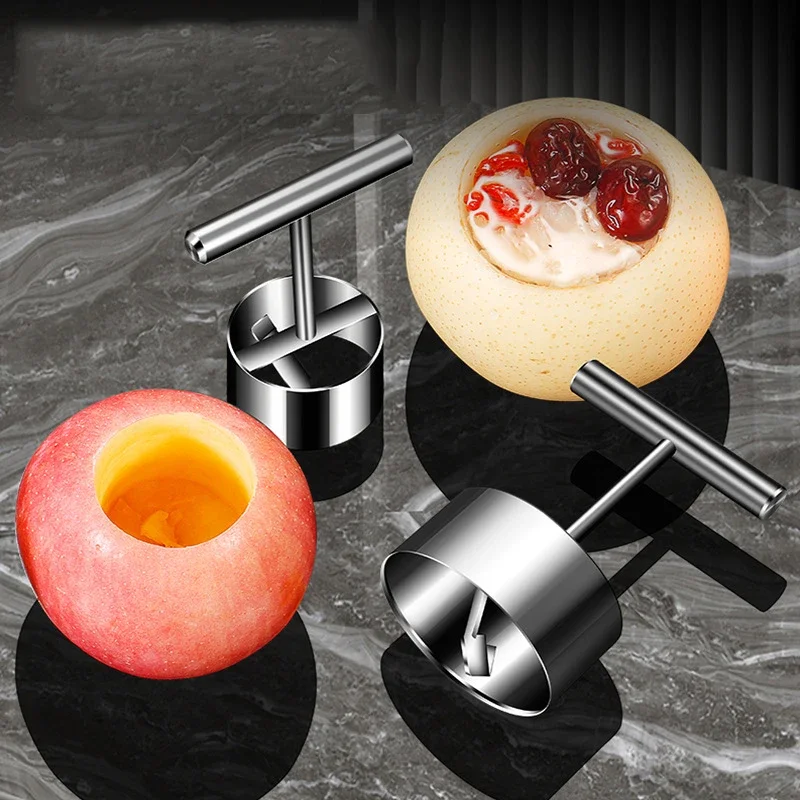 ที่คว้านเมล็ดผลไม้ ที่คว้านเมล - Apple Corer Slicer บทวิจารณ์และราคา