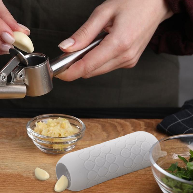 กระเทียม Peeler Tube ซิลิโคน Q - Kitchen Gadgets Youtube บทวิจารณ์และราคา