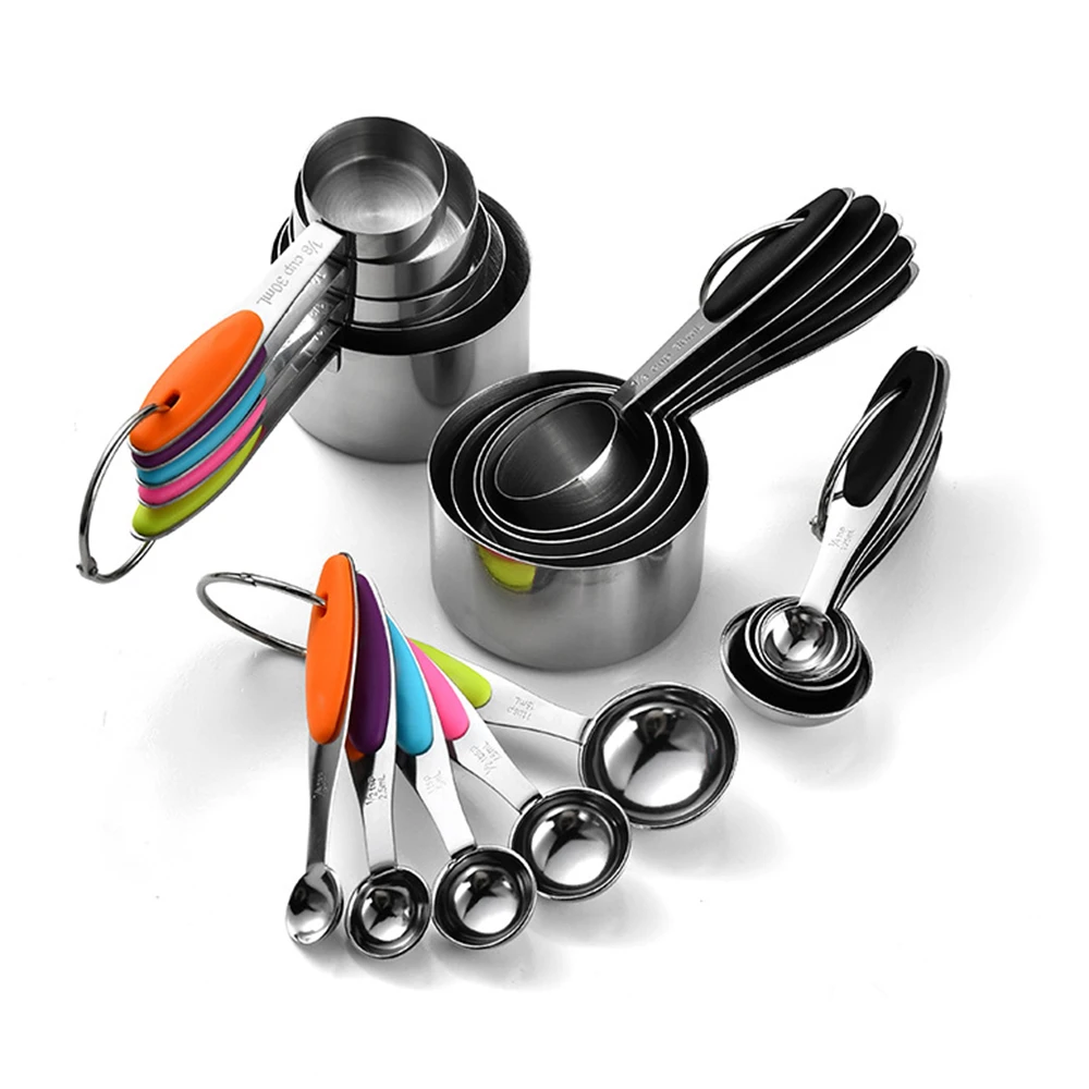 5/10 ชิ้นสแตนเลสวัดถ้วยและช้อน - Kitchen Gadgets Ninja บทวิจารณ์และราคา