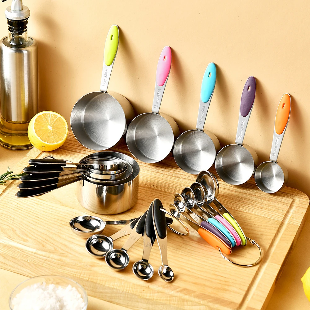 5/10 ชิ้นสแตนเลสวัดถ้วยและช้อน - Kitchen Gadgets Ninja บทวิจารณ์และราคา
