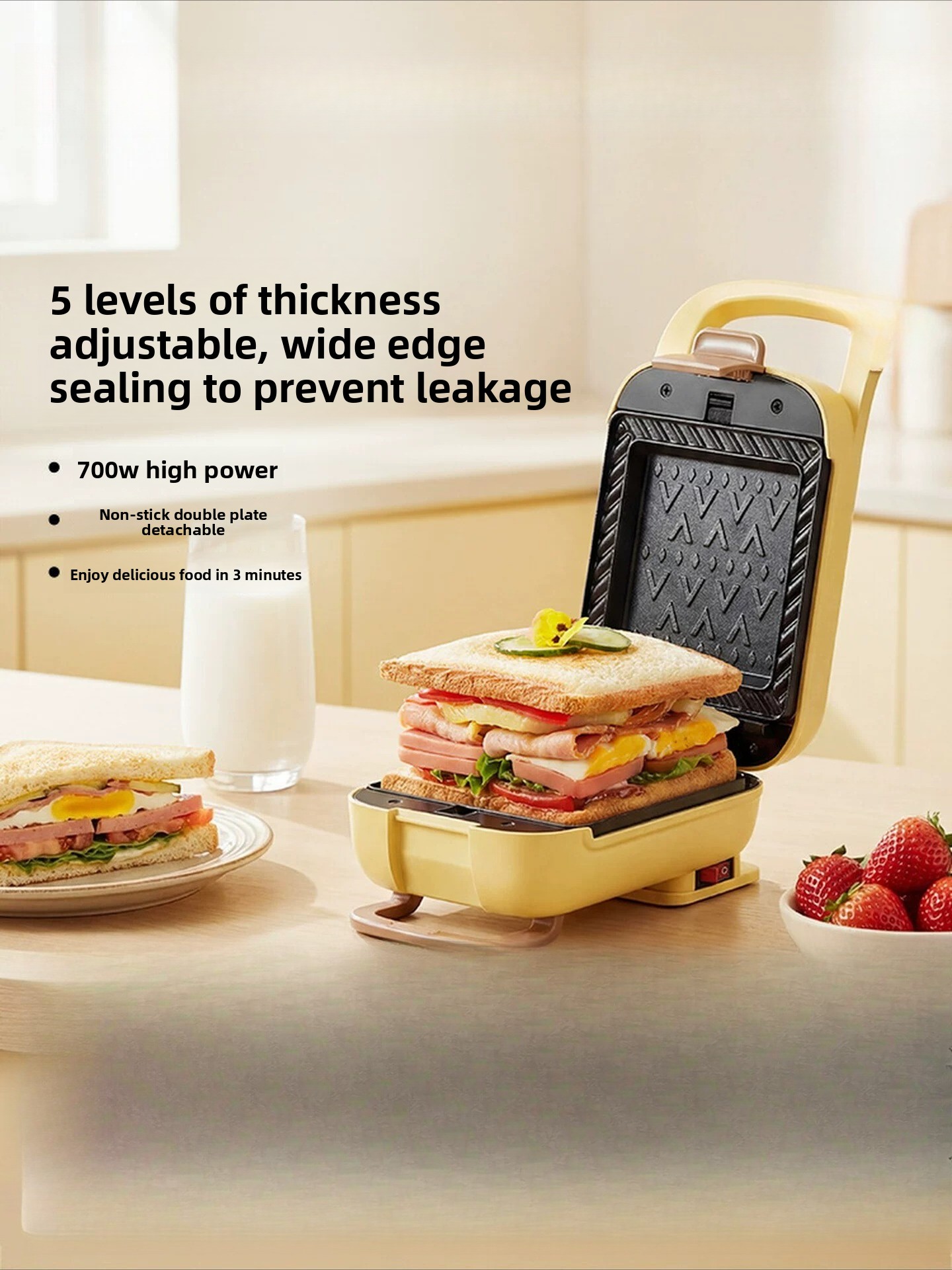 เครื่องทำแซนวิชแบบกดร้อนสำหรับ - Breakfast Sandwich Maker บทวิจารณ์และราคา