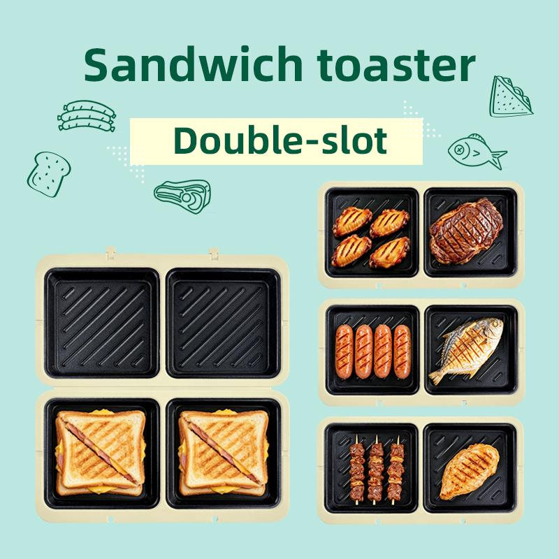 เครื่องทำแซนวิชไมโครเวฟแบบสองช - Breakfast Sandwich Maker บทวิจารณ์และราคา