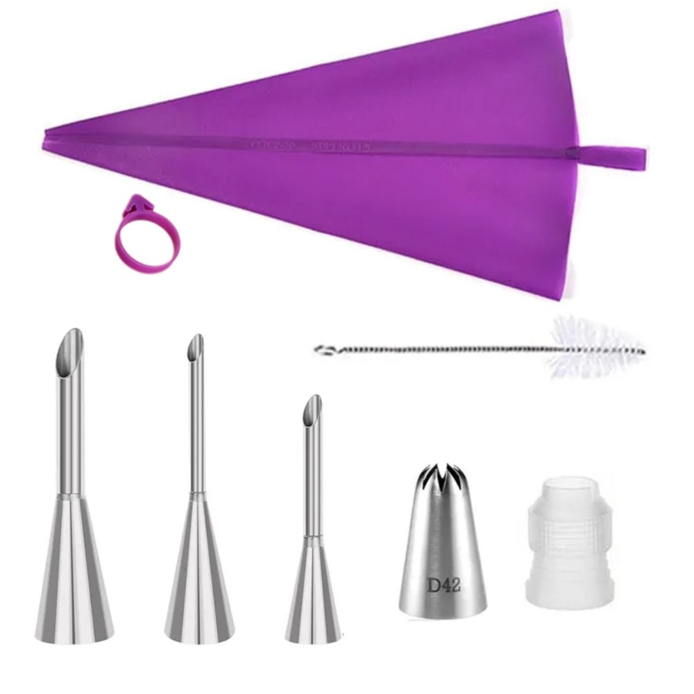 ชุดหัวบีบเค้กสแตนเลสพร้อมถุงบี - Kitchen Gadgets Ninja บทวิจารณ์และราคา