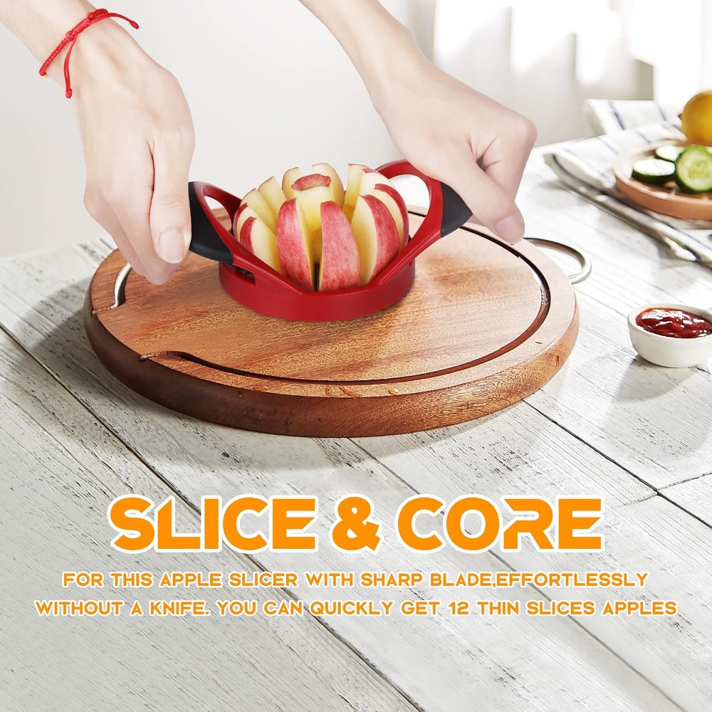 เครื่องหั่นและคว้านแอปเปิ้ลขนา - Apple Corer Slicer บทวิจารณ์และราคา