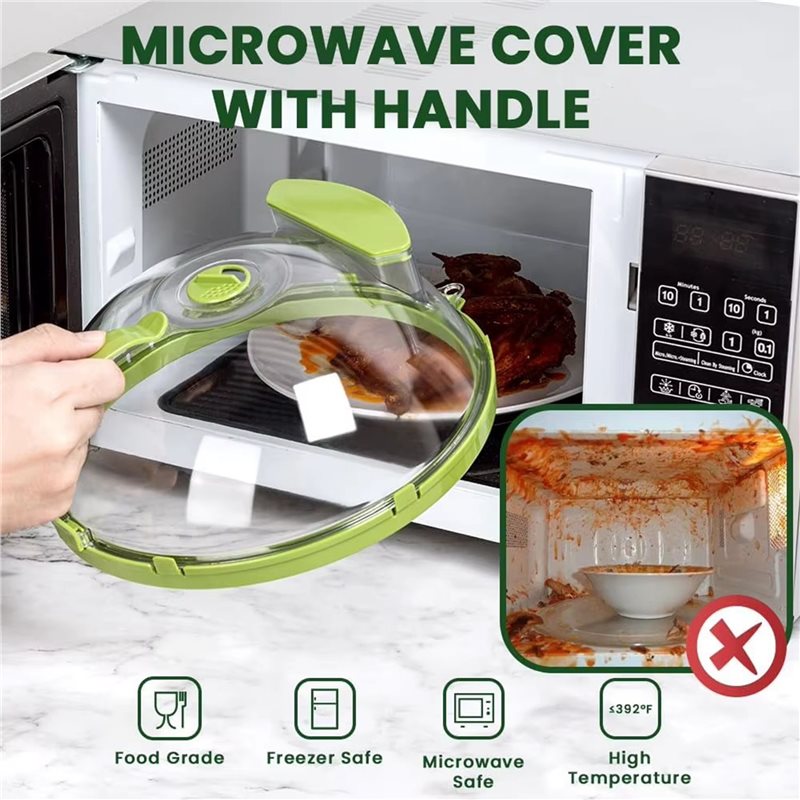【ใหม่เอี่ยม】ฝาครอบไมโครเวฟ 2 ช - Kitchen Gadgets Brand บทวิจารณ์และราคา
