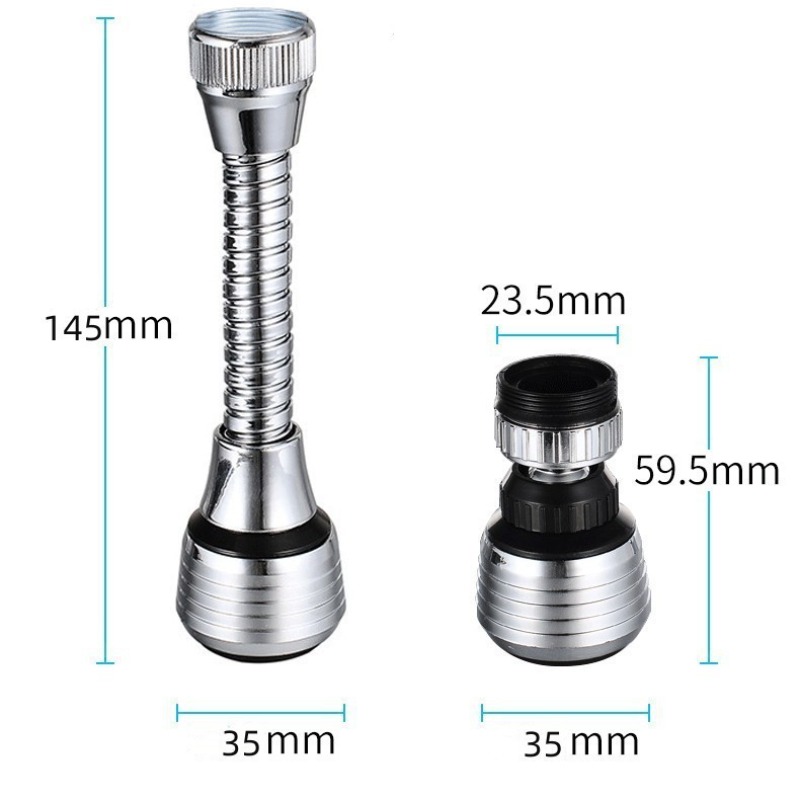 2 โหมดก๊อกน้ําอ่างล้างจาน 360  - Kitchen Gadgets Youtube บทวิจารณ์และราคา