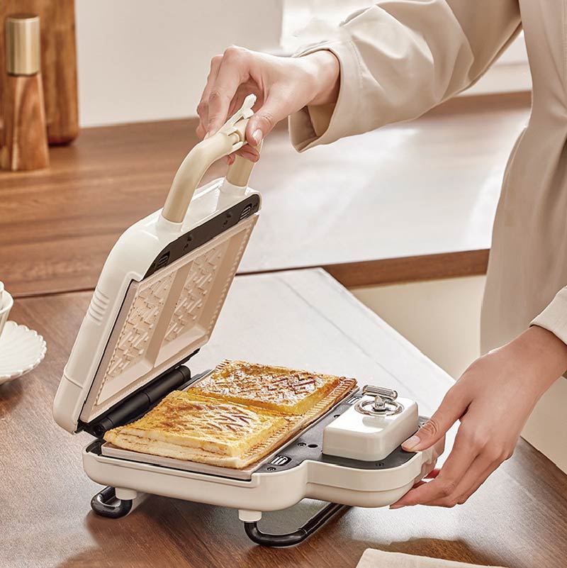 เครื่องทำแซนด์วิชไฟฟ้า750วัตต์ - Breakfast Sandwich Maker บทวิจารณ์และราคา