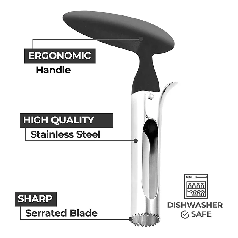 ที่คว้านแอปเปิ้ลแบบพรีเมียม สแ - Apple Corer Slicer บทวิจารณ์และราคา