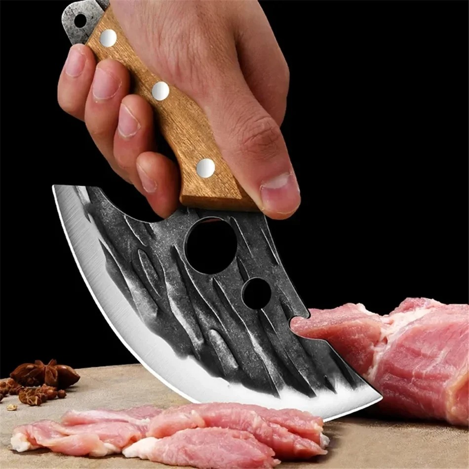 มีดสับเนื้อสเตนเลสสตีลตีขึ้นรู - Kitchen Gadgets For Dad บทวิจารณ์และราคา