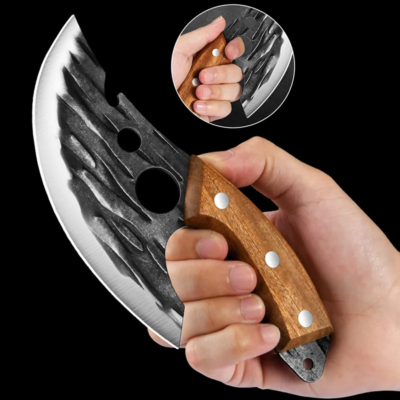 มีดสับเนื้อสเตนเลสสตีลตีขึ้นรู - Kitchen Gadgets For Dad บทวิจารณ์และราคา