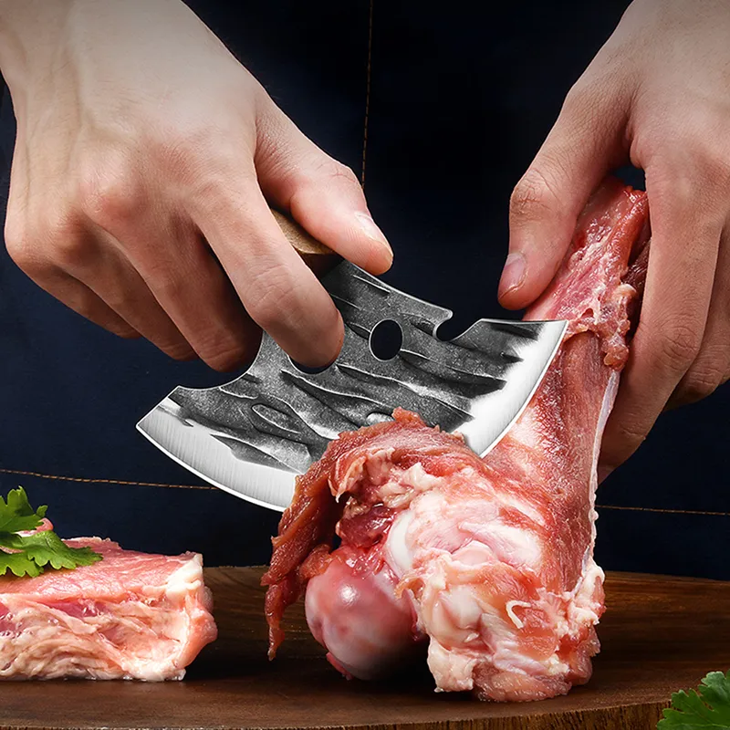 มีดสับเนื้อสเตนเลสสตีลตีขึ้นรู - Kitchen Gadgets For Dad บทวิจารณ์และราคา