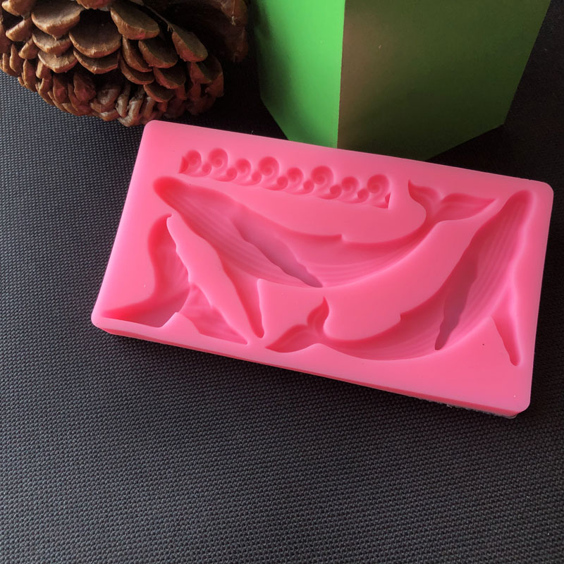 ปลาวาฬ DIY ซิลิโคนแม่พิมพ์ Oce - Kitchen Gadgets Ninja บทวิจารณ์และราคา