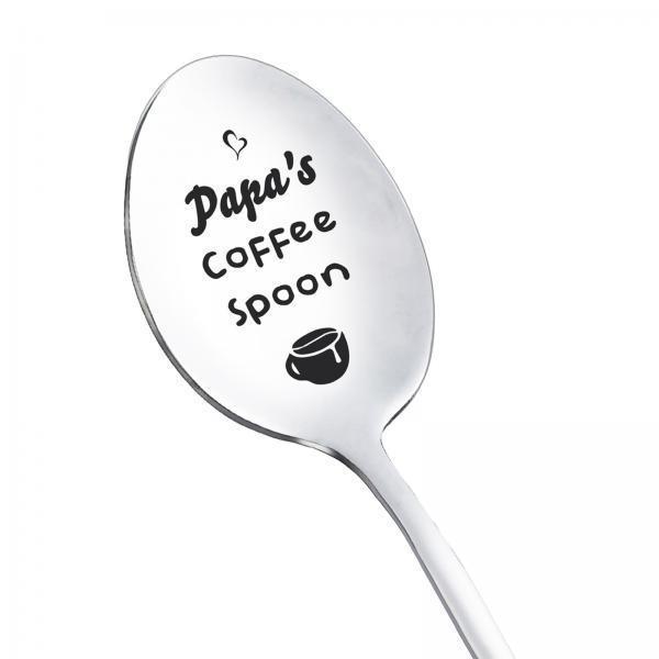 ช้อนทำอาหารสแตนเลสสลักลาย ด้าม - Kitchen Gadgets For Dad บทวิจารณ์และราคา
