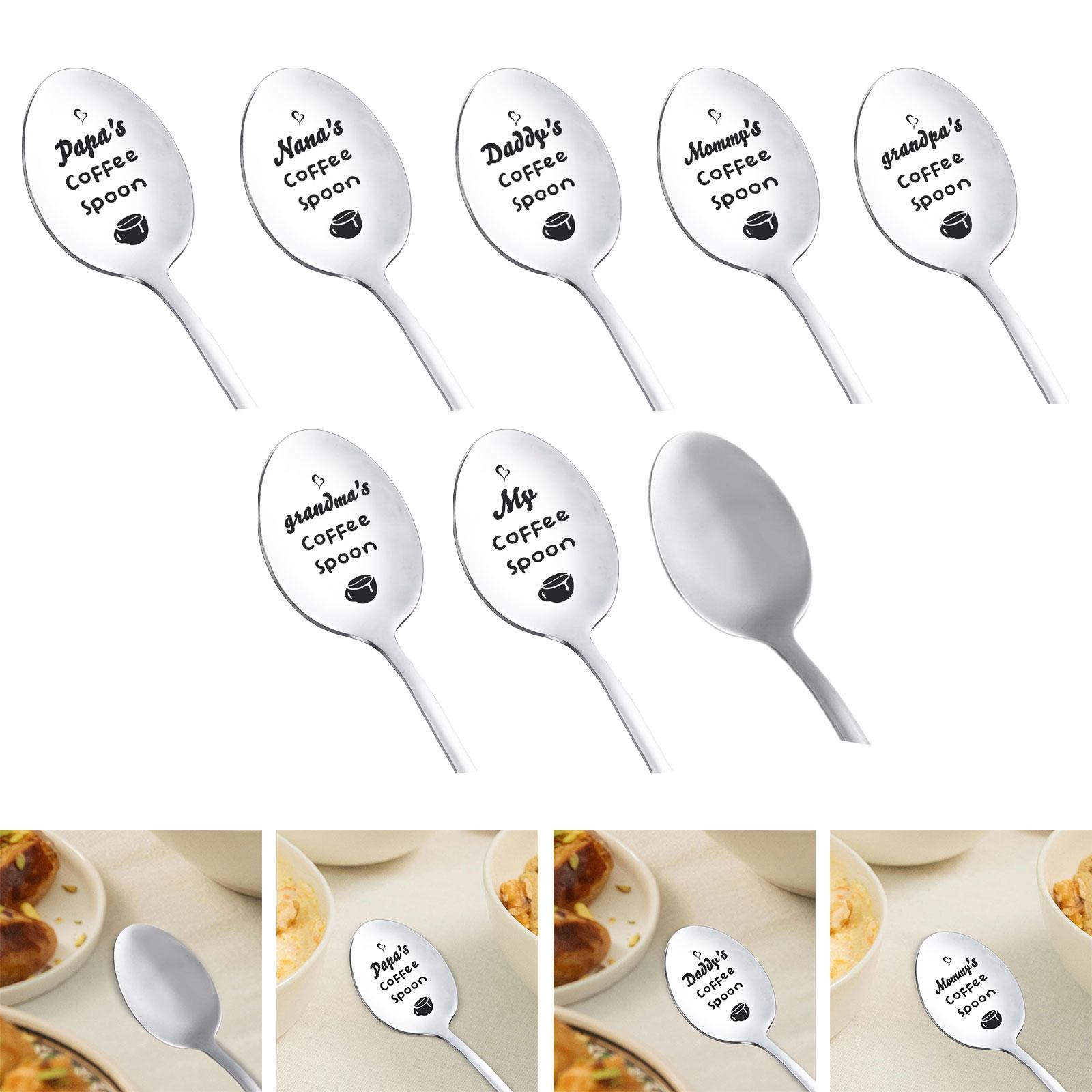 ช้อนทำอาหารสแตนเลสสลักลาย ด้าม - Kitchen Gadgets For Dad บทวิจารณ์และราคา