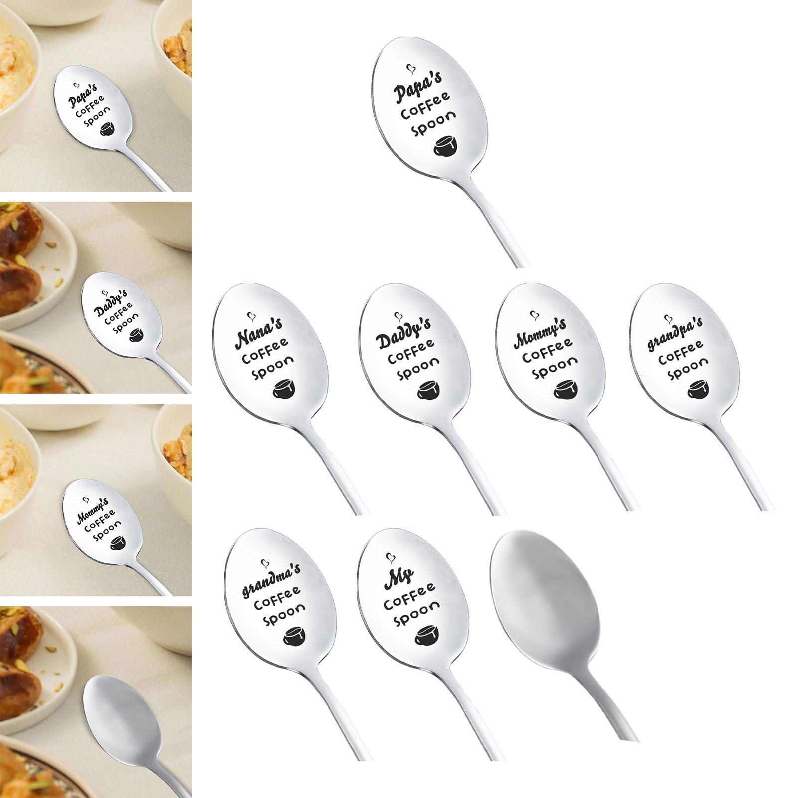 ช้อนทำอาหารสแตนเลสสลักลาย ด้าม - Kitchen Gadgets For Dad บทวิจารณ์และราคา