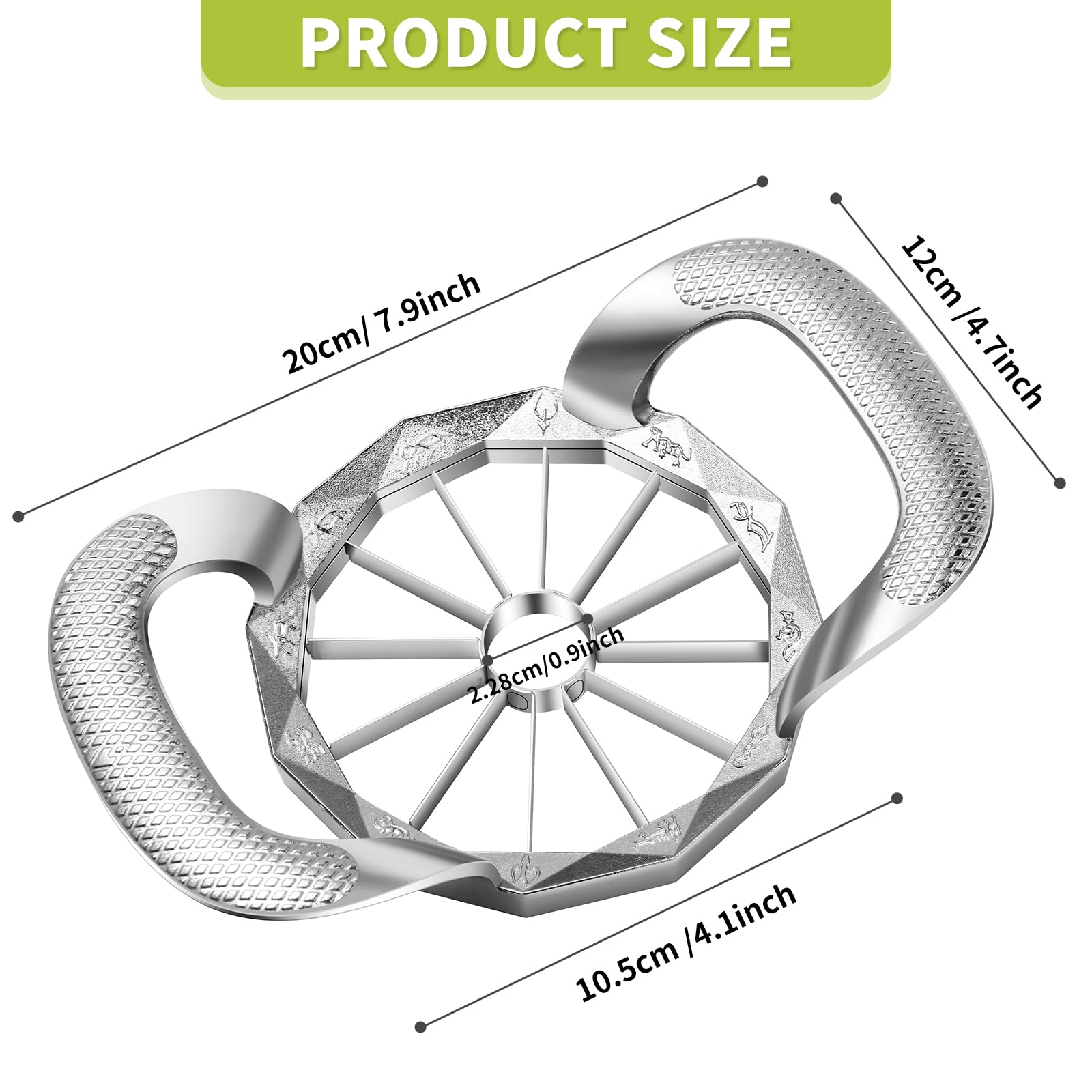 เครื่องตัดผลไม้สแตนเลส 12 ใบมี - Apple Corer Slicer บทวิจารณ์และราคา