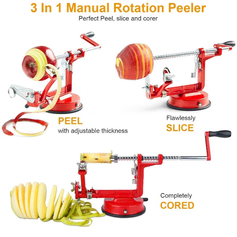 เครื่องปอกแอปเปิ้ล 3 in 1 แบบห - Apple Corer Slicer บทวิจารณ์และราคา