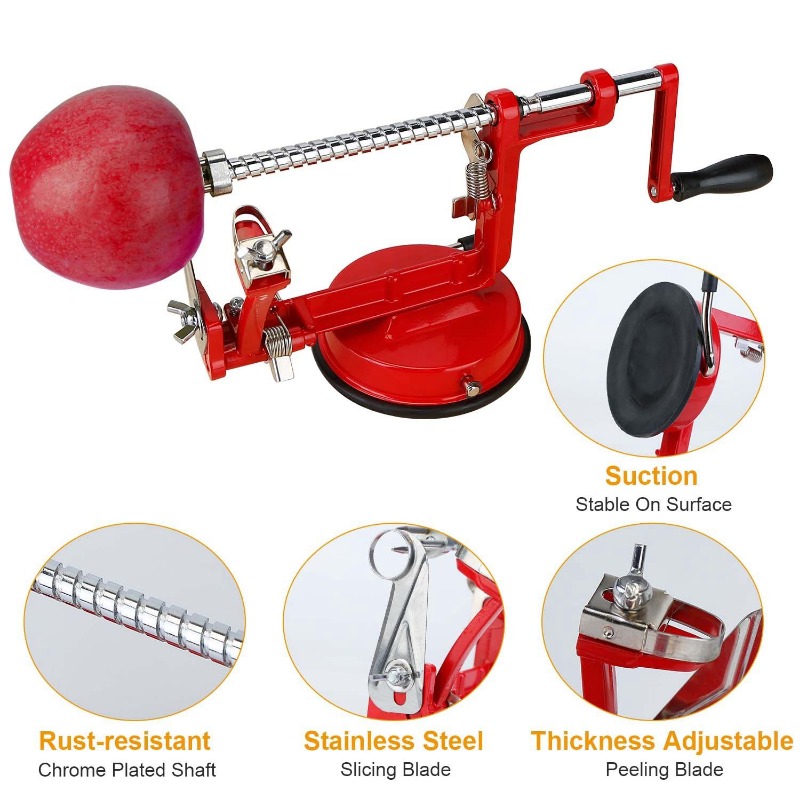เครื่องปอกแอปเปิ้ล 3 in 1 แบบห - Apple Corer Slicer บทวิจารณ์และราคา