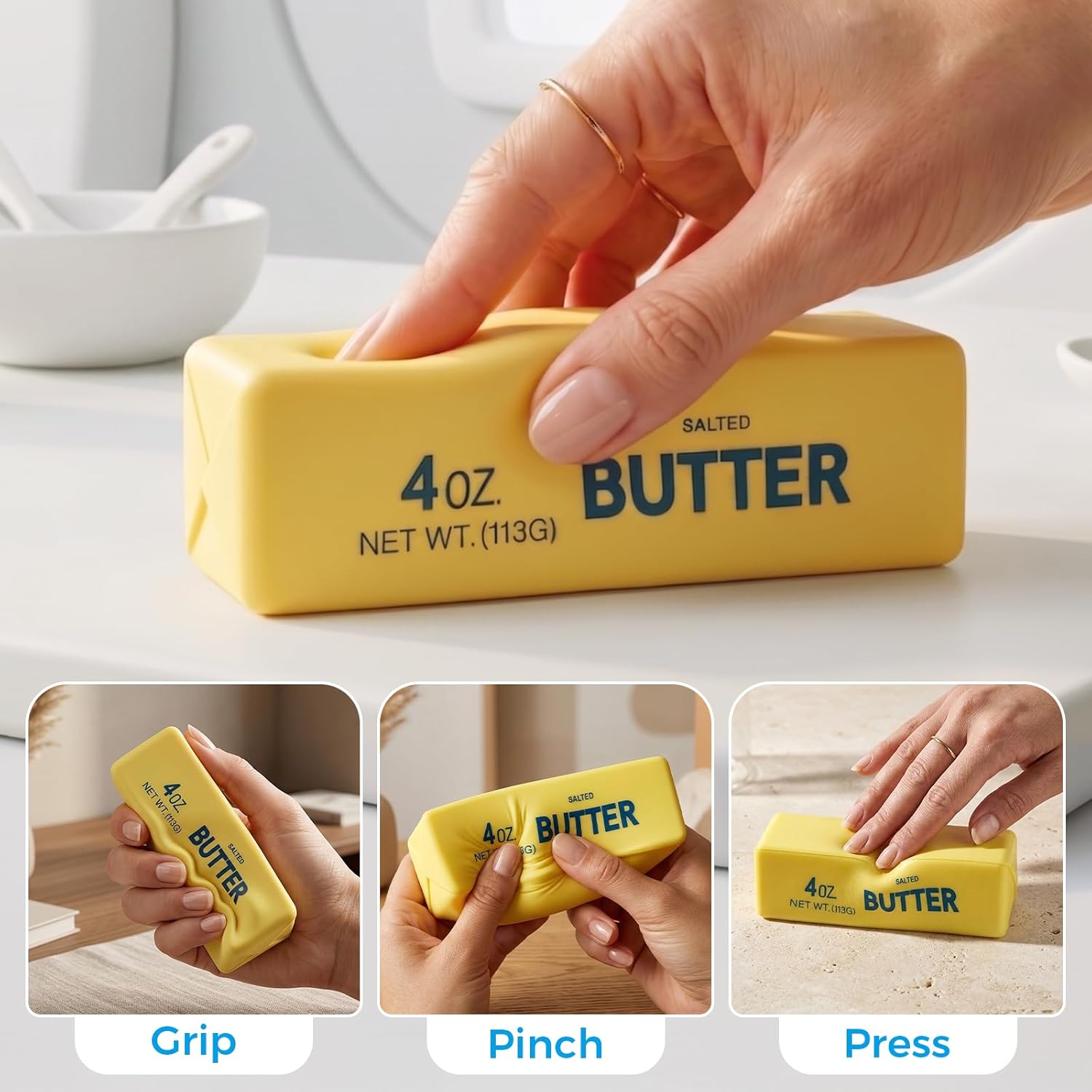 แท่งบัตเตอร์ซิลิโคนนุ่มแบบใหม่ - Kitchen Gadgets Ninja บทวิจารณ์และราคา