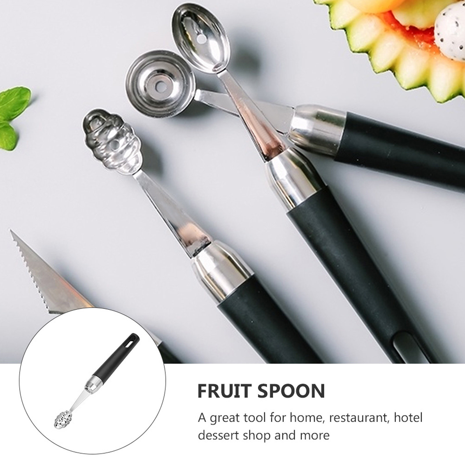 ช้อนตักผลไม้สแตนเลส 1 ชิ้น ทนต - Kitchen Home Gadgets บทวิจารณ์และราคา